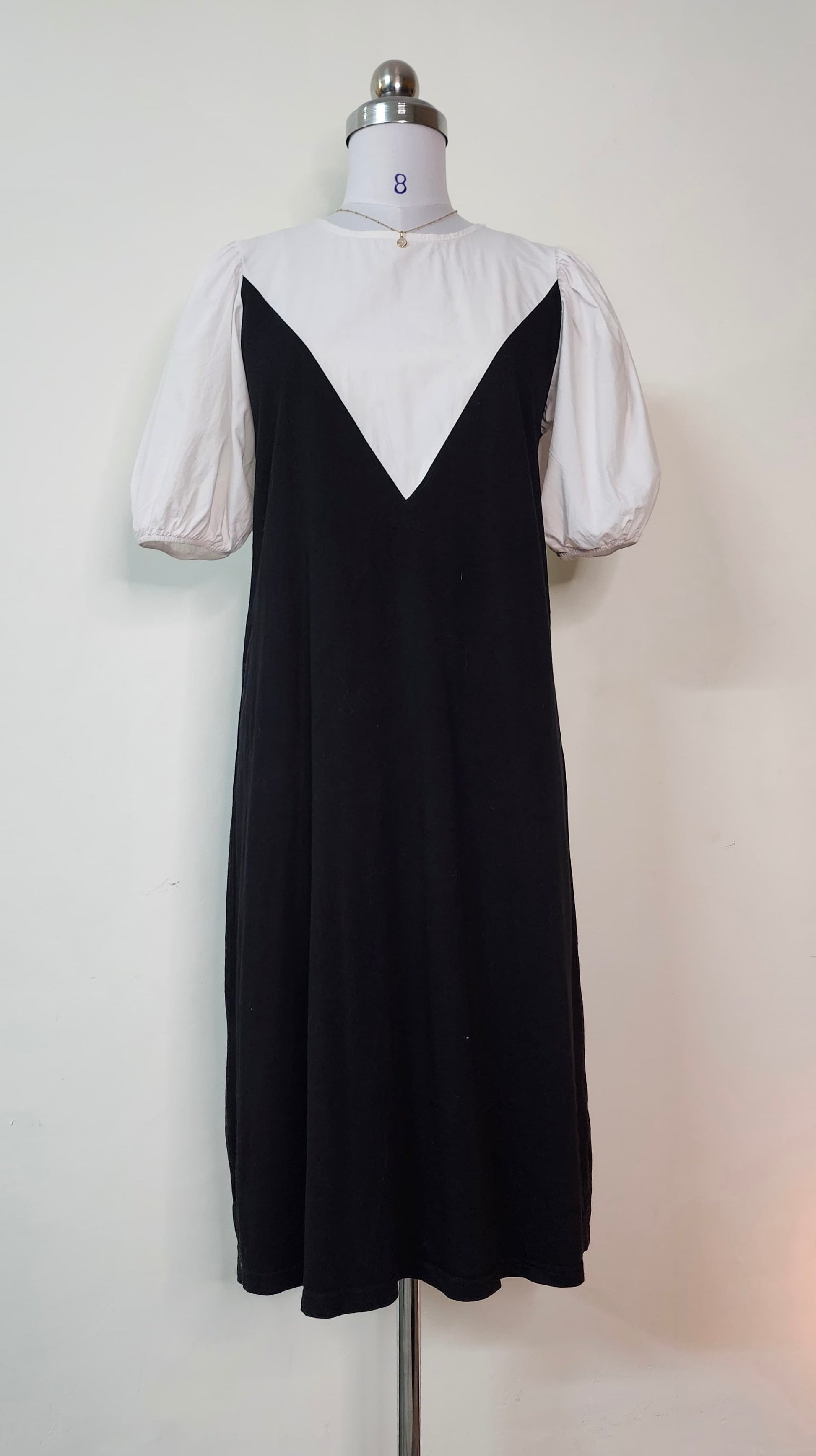 Black & White Layered Dress