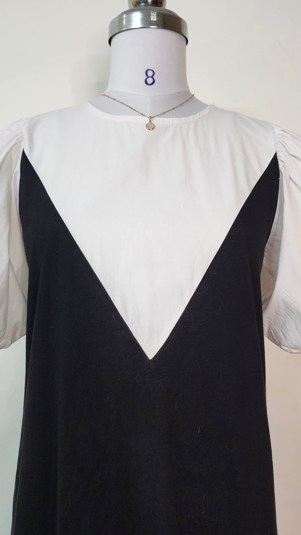 Black & White Layered Dress