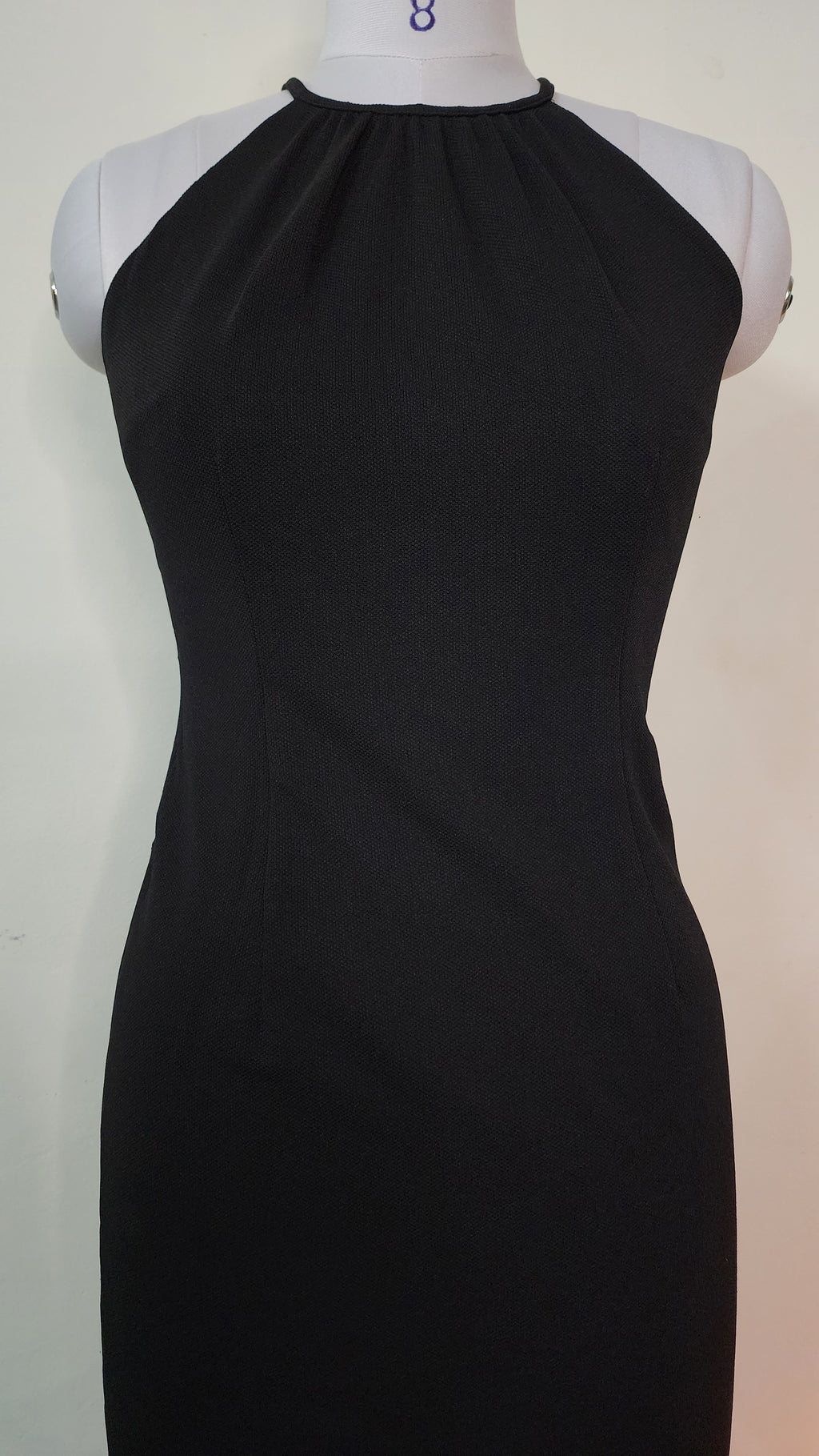 Classic Black Halter Neck Mini Dress - Sleeveless Bodycon Party Dress